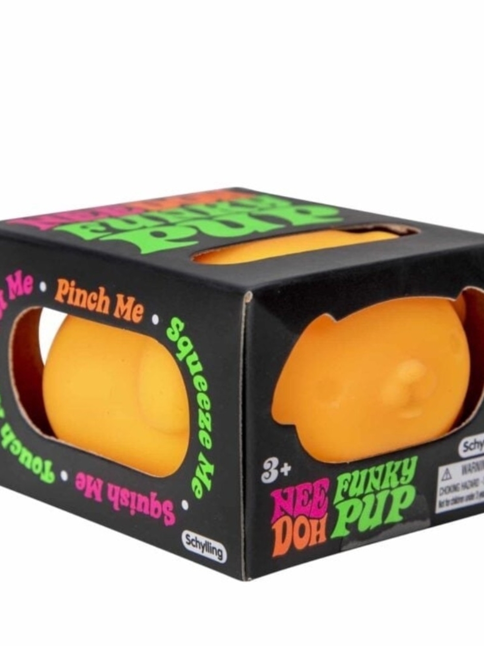 Nee Doh Funky Pup Squishy Bright Orange 🧡